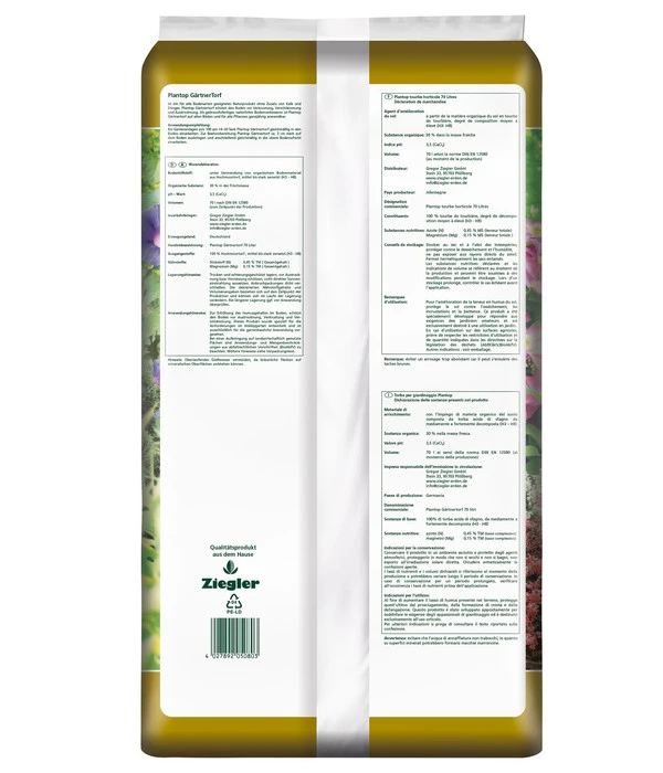 Ziegler Plantop Gärtnertorf, 36 X 70 Liter – Bild 3