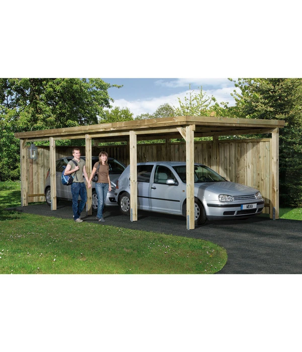 Weka Einzelcarport 617 Gr. 3, Ca. B322/H233/T802 Cm