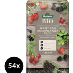 Dehner Bio Beeren Und Naschpflanzenerde, 54 X 18 Liter