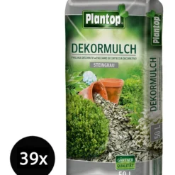 Ziegler Plantop Dekormulch Steingrau, 39 X 50 Liter