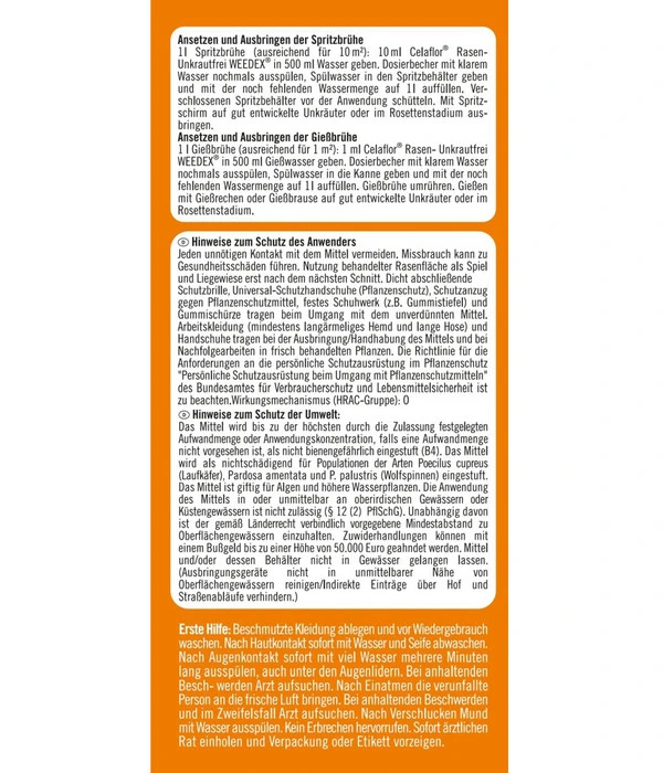 Celaflor® Rasen-Unkrautfrei Weedex® – Bild 3