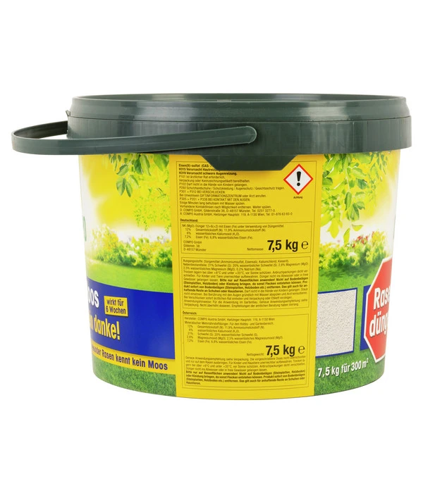 COMPO Rasendünger Moos - Nein Danke! 7,5 Kg – Bild 3