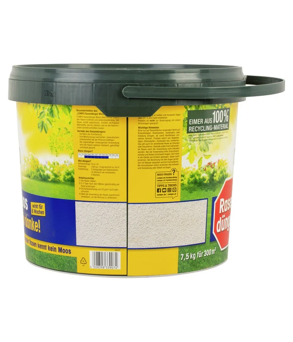 COMPO Rasendünger Moos - Nein Danke! 7,5 Kg – Bild 2