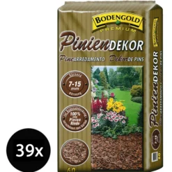 Ziegler Bodengold Piniendekor, 7-15 Mm, 39 X 60 Liter