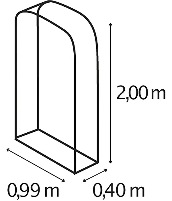 Vitavia Kaminholzregal Oslo Hoch – Bild 2