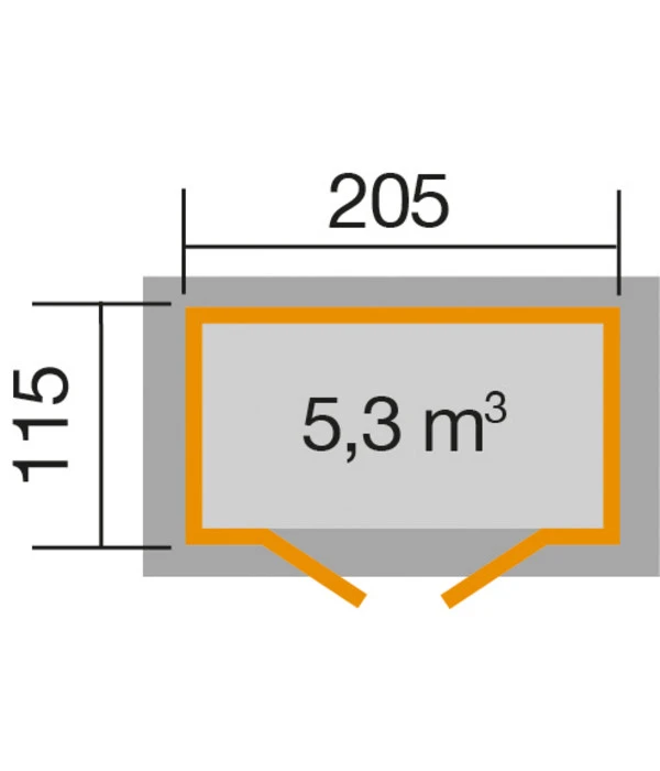 Weka Gartenhaus 265 – Bild 2