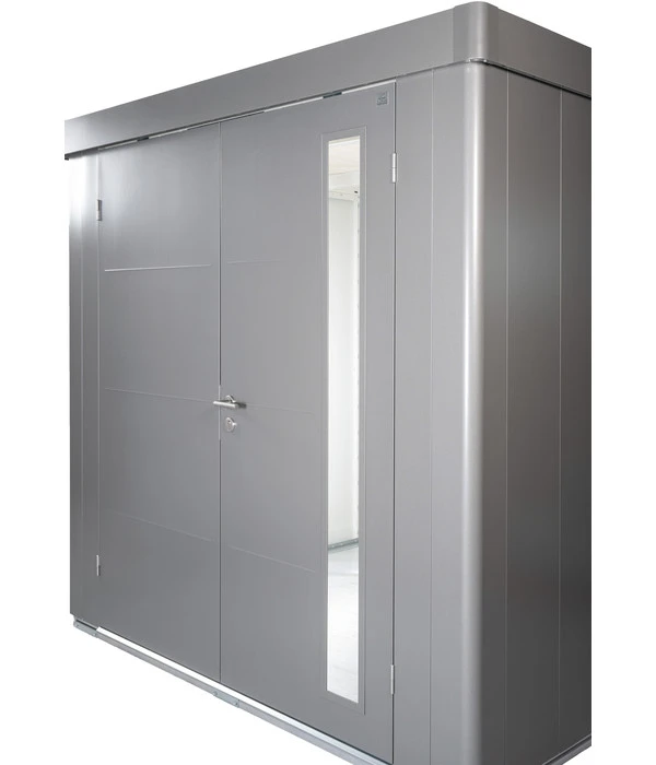 Biohort Gerätehaus Neo 2D, Silber/quarzgrau – Bild 5