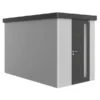 Biohort Gerätehaus Neo 4A, Silber/dunkelgrau
