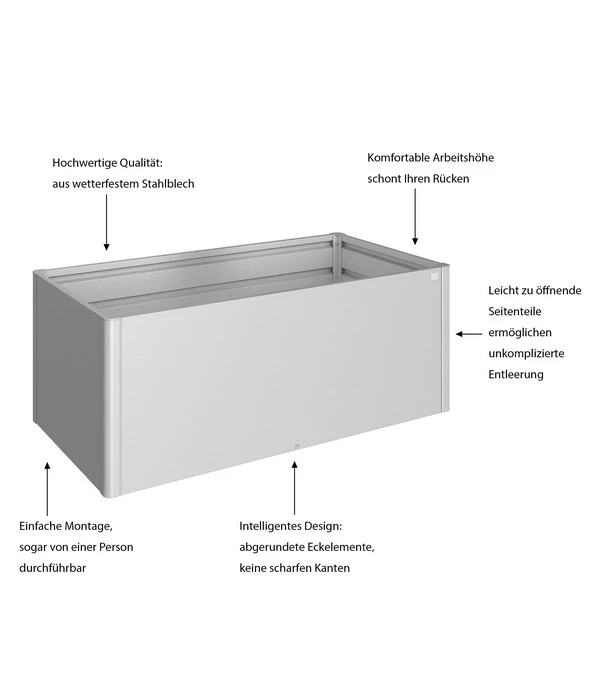 Biohort Metall HochBeet 2x1, Ca. B201/H77/T102 Cm – Bild 4