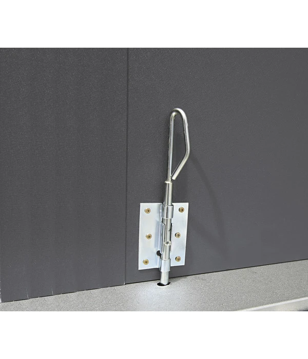 Wolff Finnhaus Metallgerätehaus Eleganto 2724, Inkl. Seitendach Links, Ca. B455/H227/T259 Cm – Bild 6