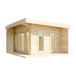 Wolff Finnhaus Gartenhaus Aalborg 70-F XL, Ca. B610/H280/T610 Cm