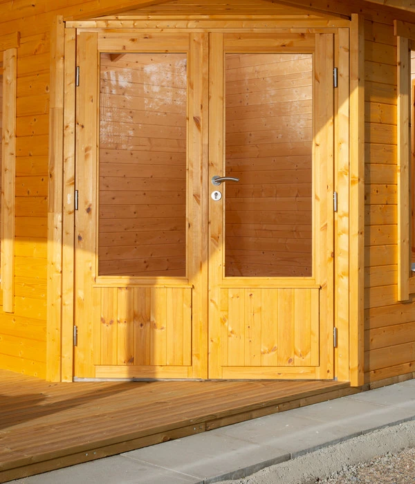 Wolff Finnhaus Gartenhaus Maja 40-B/1, Inkl. Terrasse – Bild 4