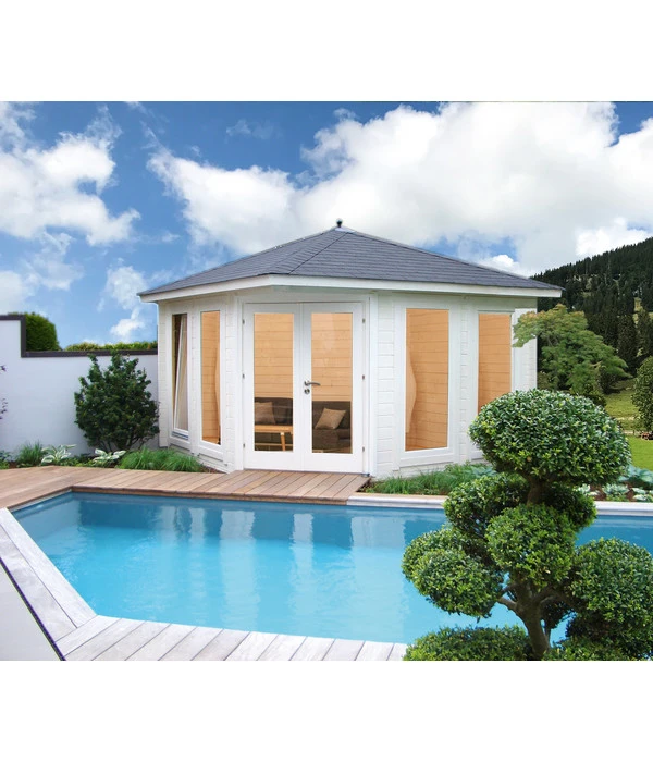 Wolff Finnhaus Gartenhaus Katrin 44-B, Ca. B412/H301/T412 Cm – Bild 2