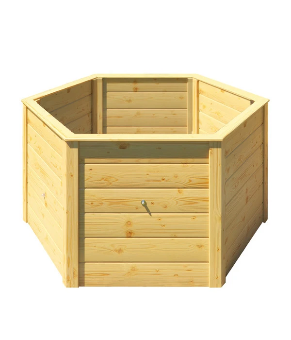 Weka Elementhochbeet 6-Ecke 669, Ca. B143/H68,5/T143 Cm