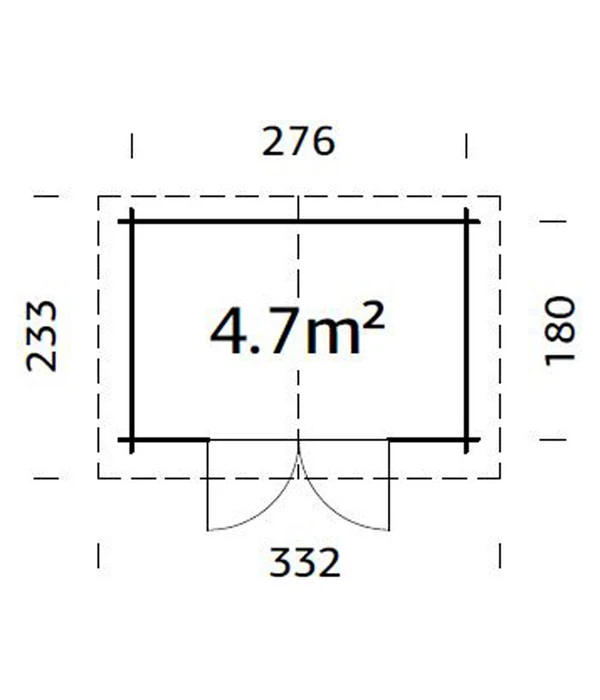 Palmako Gartenhaus Valentine – Bild 3
