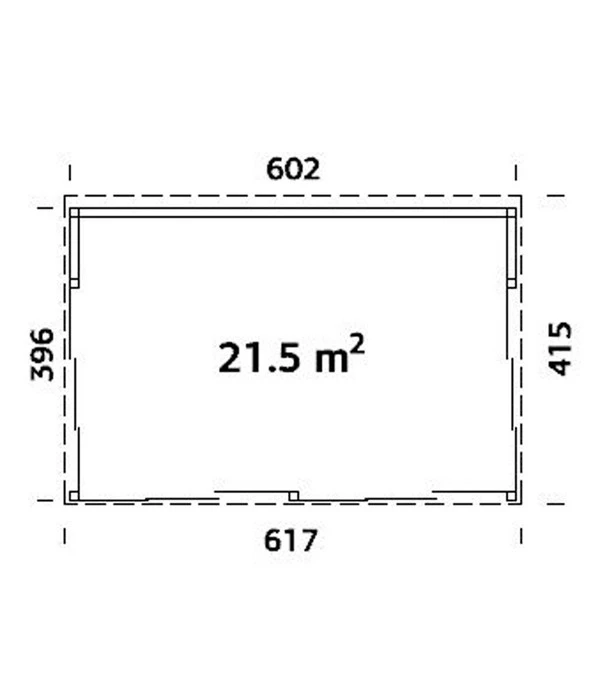 Palmako Pavillon Nova, Inkl. Front- Und Seitenverglasung, Ca. B617/H288/T397 Cm – Bild 3
