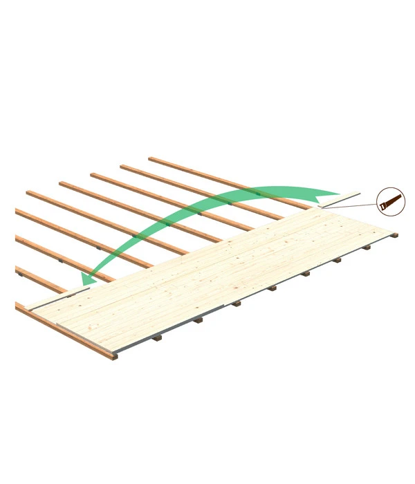 Palmako Fußboden Für Gartenhaus Lara, Ca. 8,4 M² – Bild 3